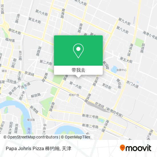 Papa John's Pizza 棒约翰地图