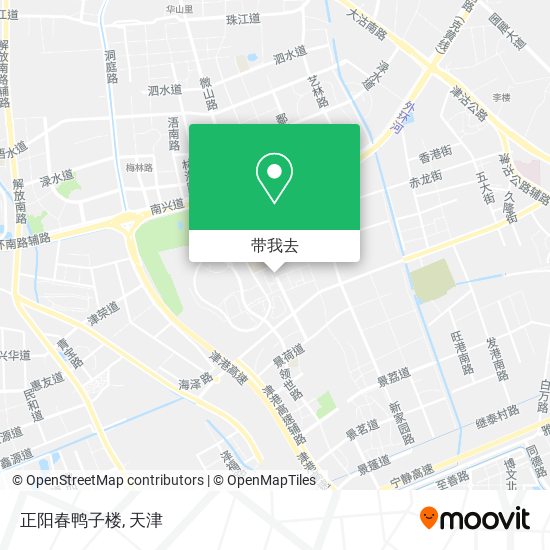 正阳春鸭子楼地图