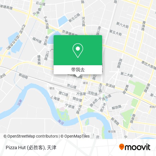 Pizza Hut (必胜客)地图