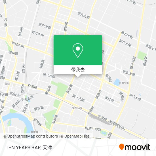 TEN YEARS BAR地图