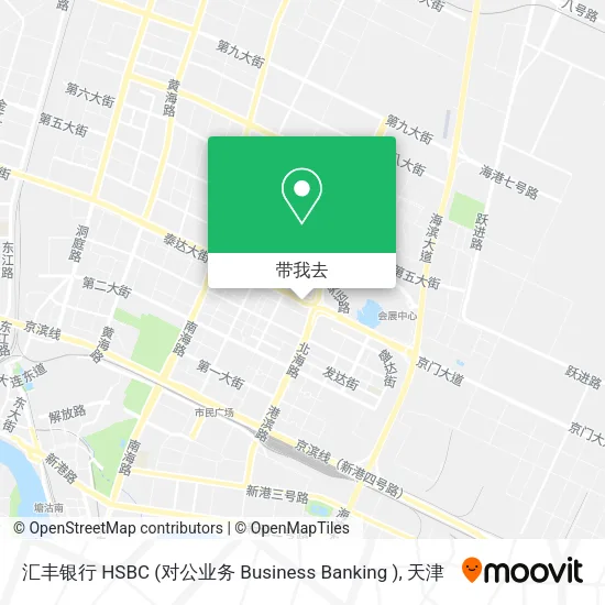 汇丰银行 HSBC (对公业务 Business Banking )地图