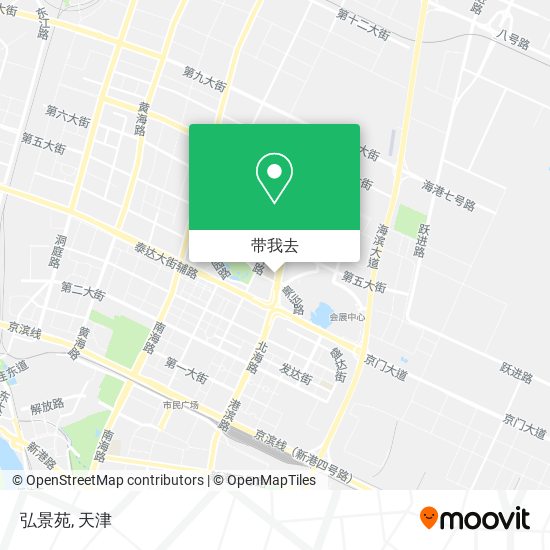 弘景苑地图