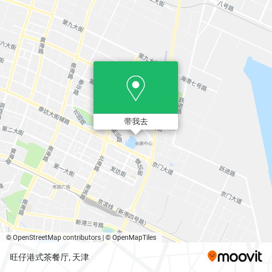 旺仔港式茶餐厅地图