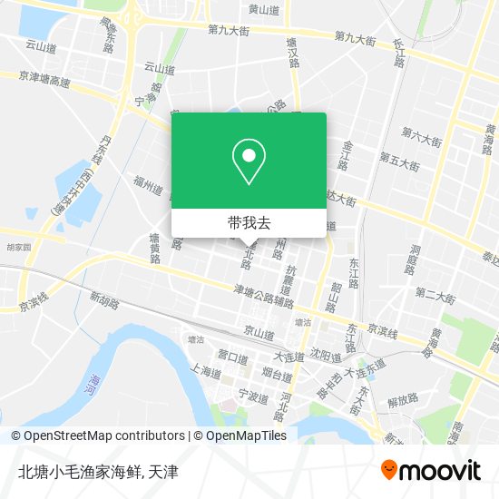 北塘小毛渔家海鲜地图