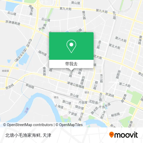 北塘小毛渔家海鲜地图