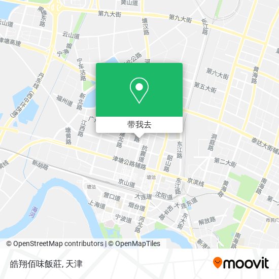 皓翔佰味飯莊地图