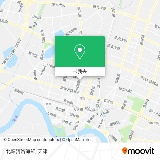 北塘河洛海鲜地图