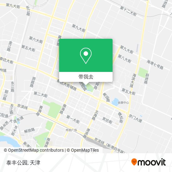 泰丰公园地图