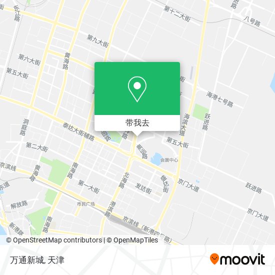 万通新城地图