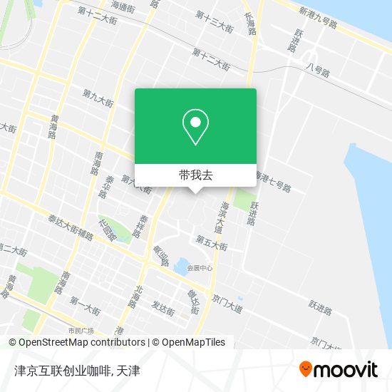 津京互联创业咖啡地图