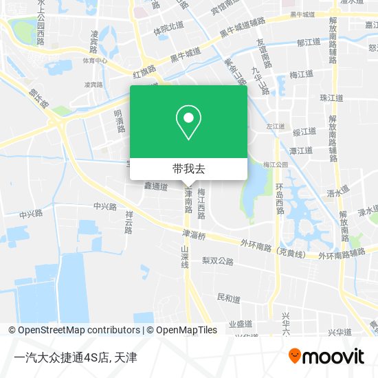 一汽大众捷通4S店地图