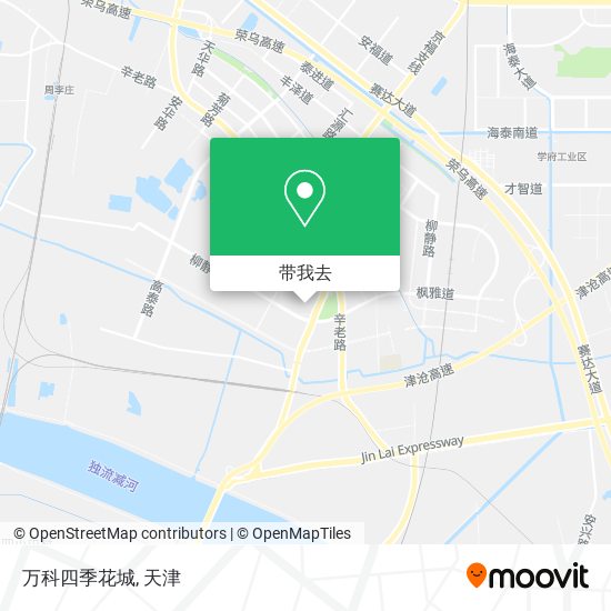 万科四季花城地图