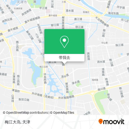 梅江大岛地图