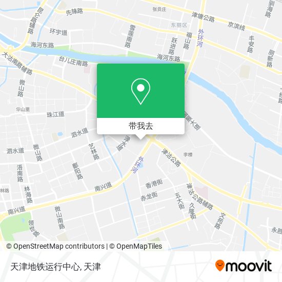 天津地铁运行中心地图