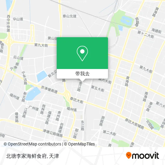 北塘李家海鲜食府地图