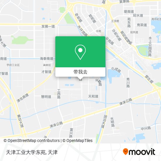 天津工业大学东苑地图