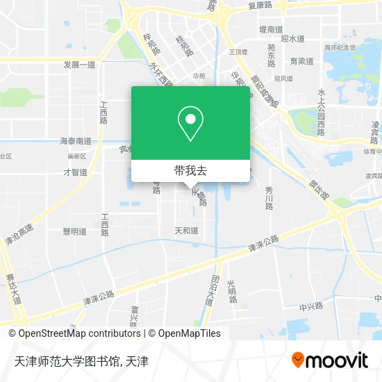 天津师范大学图书馆地图