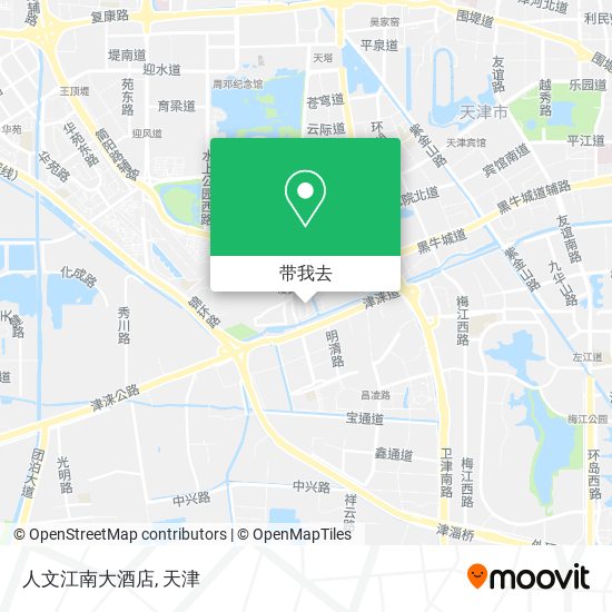 人文江南大酒店地图