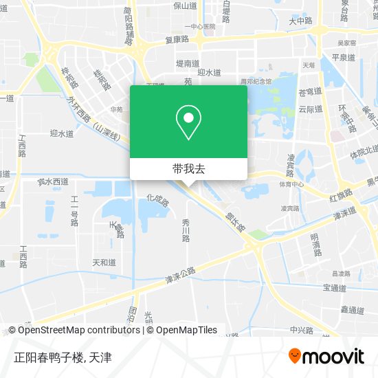 正阳春鸭子楼地图