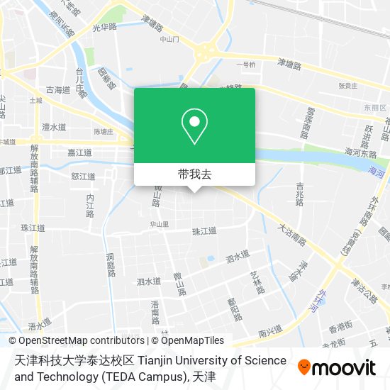 天津科技大学泰达校区 Tianjin University of Science and Technology (TEDA Campus)地图