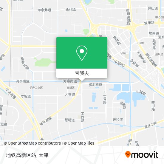 地铁高新区站地图