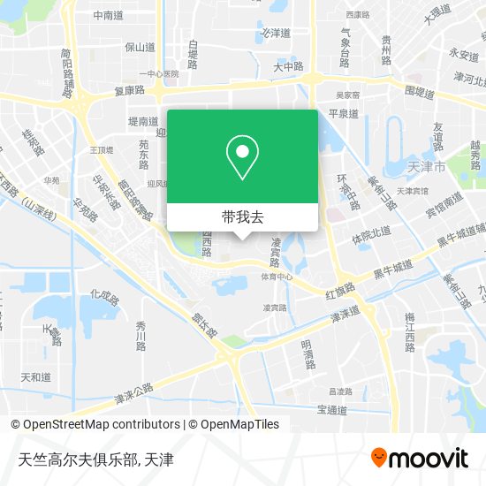 天竺高尔夫俱乐部地图
