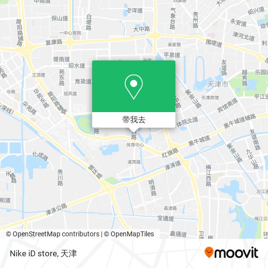 Nike iD store地图