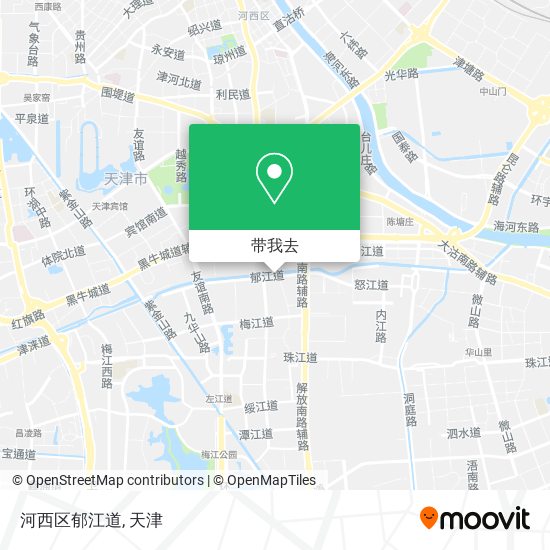 河西区郁江道地图