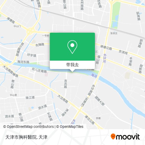 天津市胸科醫院地图