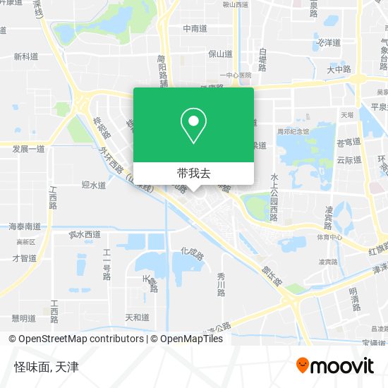 怪味面地图