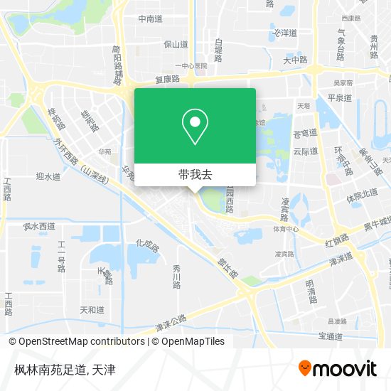 枫林南苑足道地图