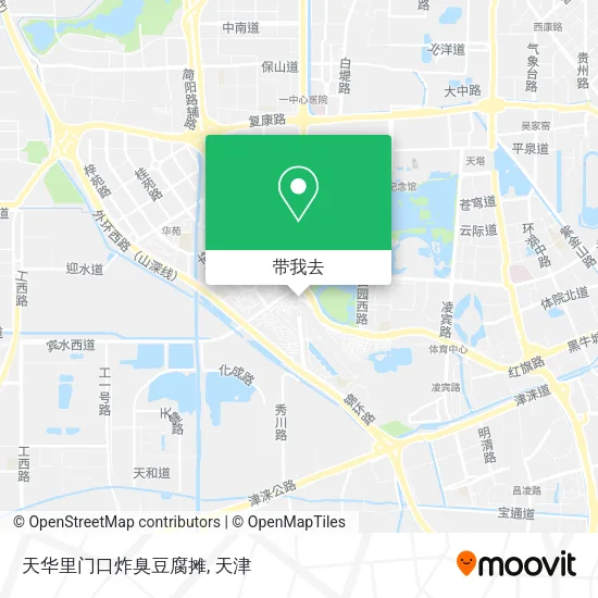 天华里门口炸臭豆腐摊地图