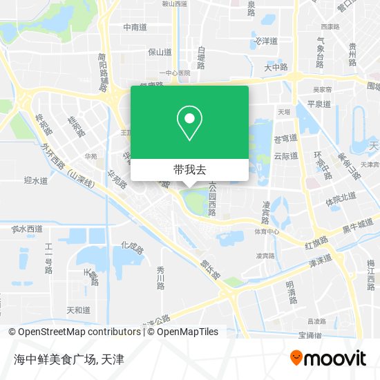 海中鲜美食广场地图