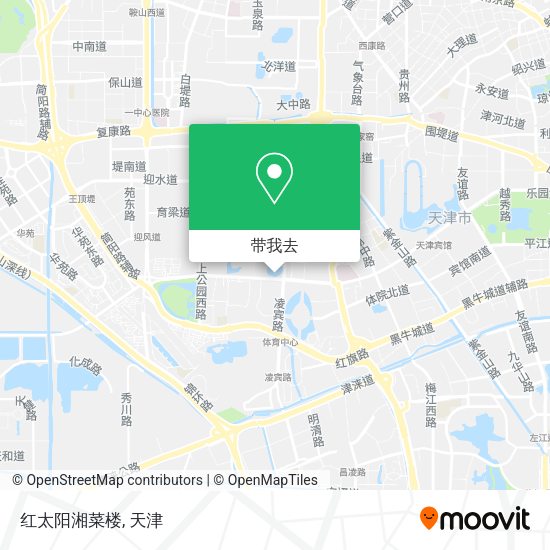 红太阳湘菜楼地图