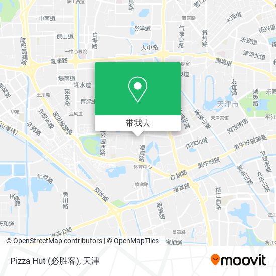 Pizza Hut (必胜客)地图