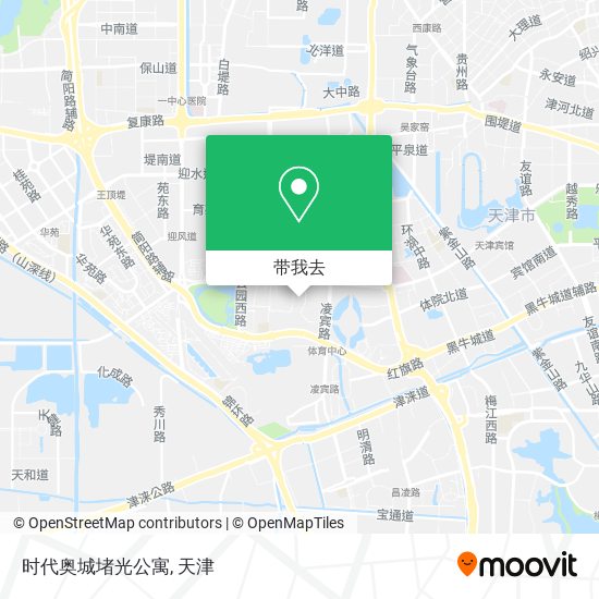 时代奥城堵光公寓地图
