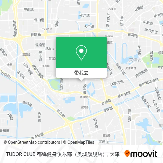 TUDOR CLUB 都铎健身俱乐部（奥城旗舰店）地图