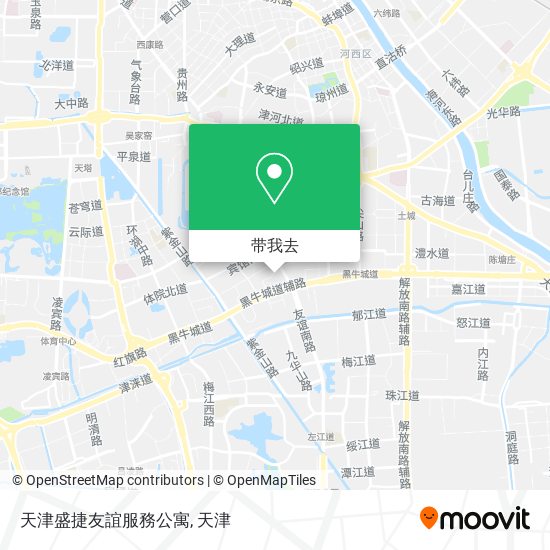 天津盛捷友誼服務公寓地图