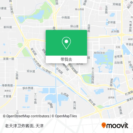 老天津卫炸酱面地图