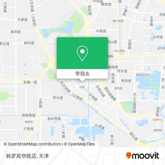 韩罗苑华苑店地图