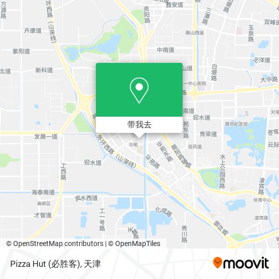 Pizza Hut (必胜客)地图