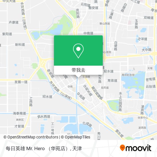 每日英雄 Mr. Hero （华苑店）地图