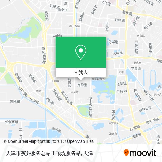 天津市殡葬服务总站王顶堤服务站地图