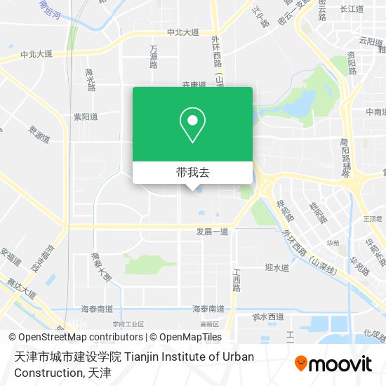 天津市城市建设学院 Tianjin Institute of Urban Construction地图