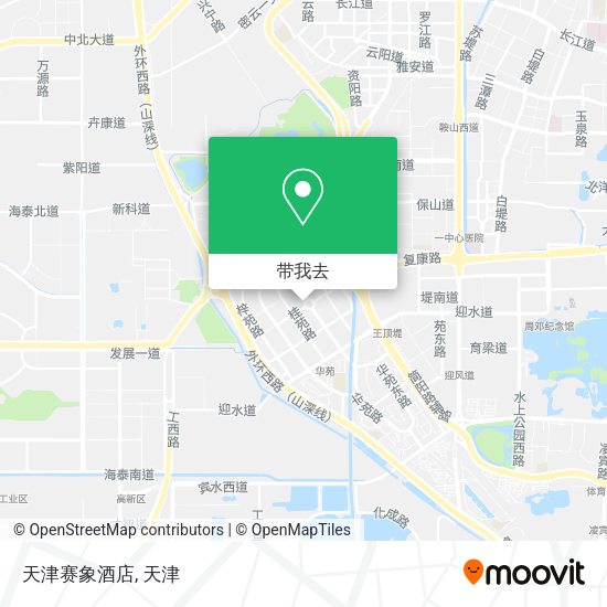 天津赛象酒店地图