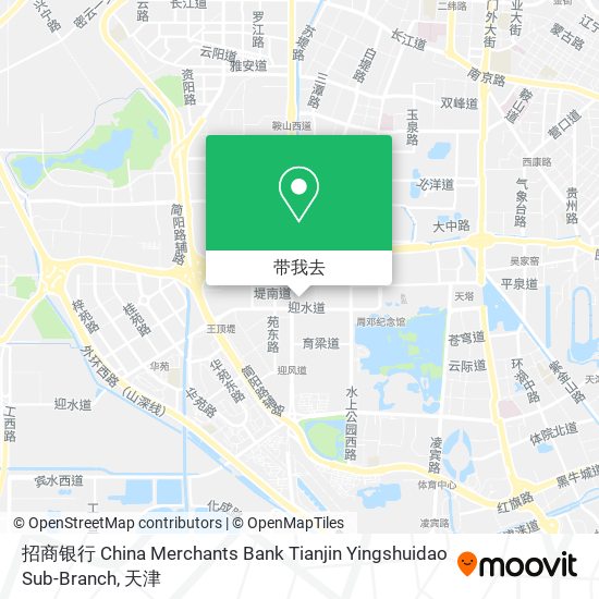 招商银行 China Merchants Bank Tianjin Yingshuidao Sub-Branch地图