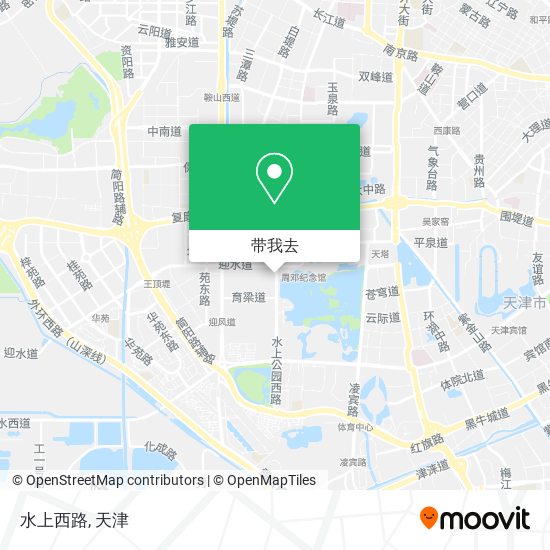 水上西路地图