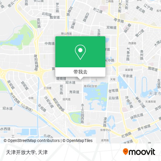 天津开放大学地图