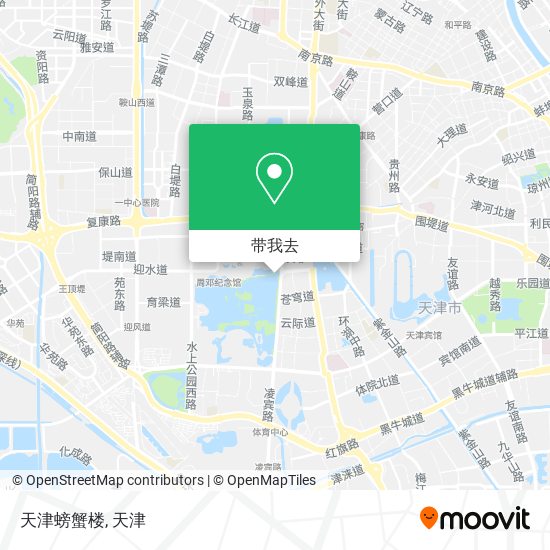 天津螃蟹楼地图