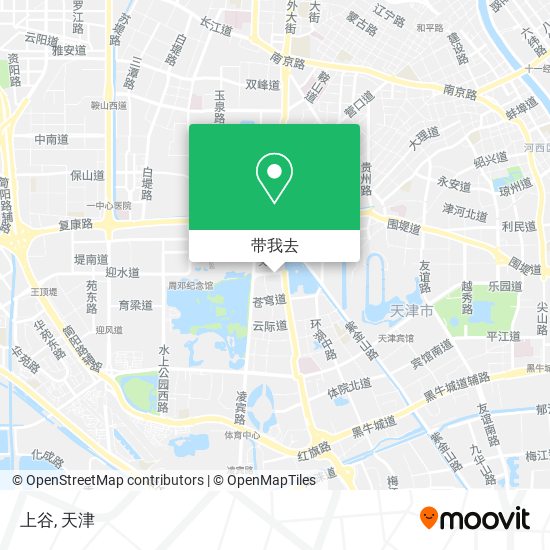 上谷地图